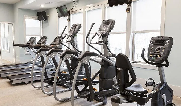 Premium fitness center with cardio equipment