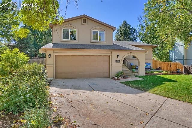 Front of this beautiful and rare all stucco home.