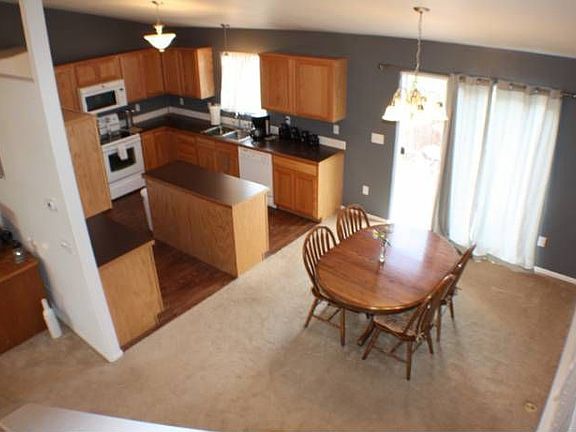 View of kitchen upstairs