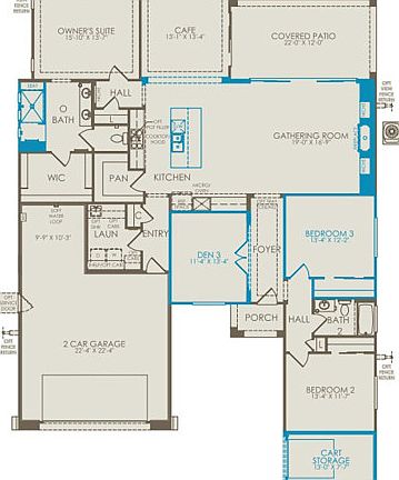 Serenity 30600 Floorplan