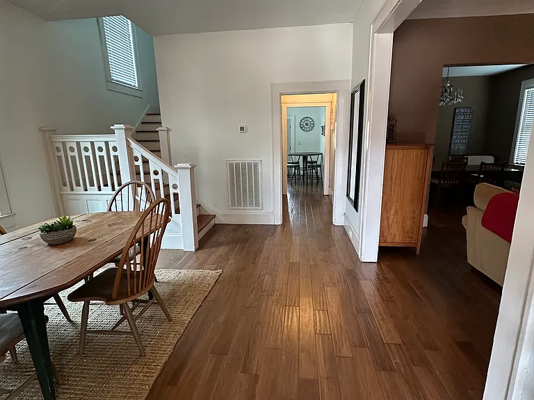 Entryway dining area