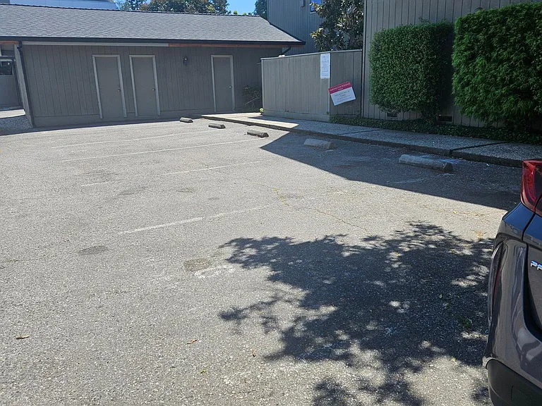 One car garage and extra parking space