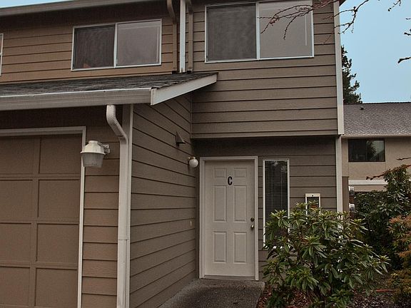 Entry on private drive off main street. Full two car garage