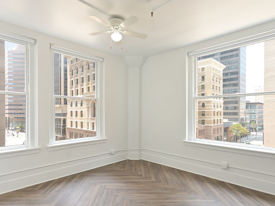 Bedrooms with high ceilings and original features