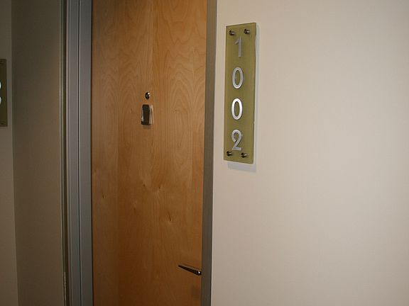Doorway to Unit 1002
