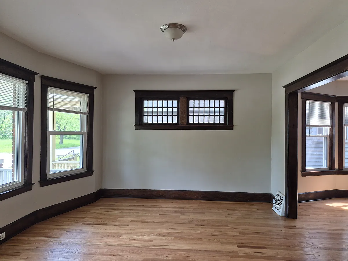View of the Living room from the entryway. - 607 Westminster St