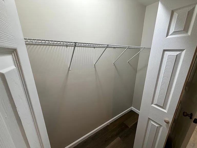 Spacious bedroom closet!