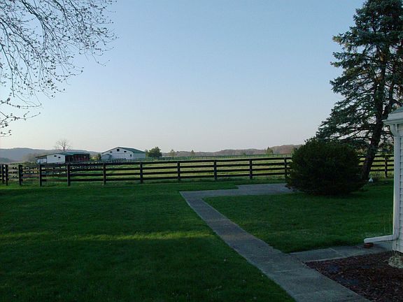 Overlooking back yard
