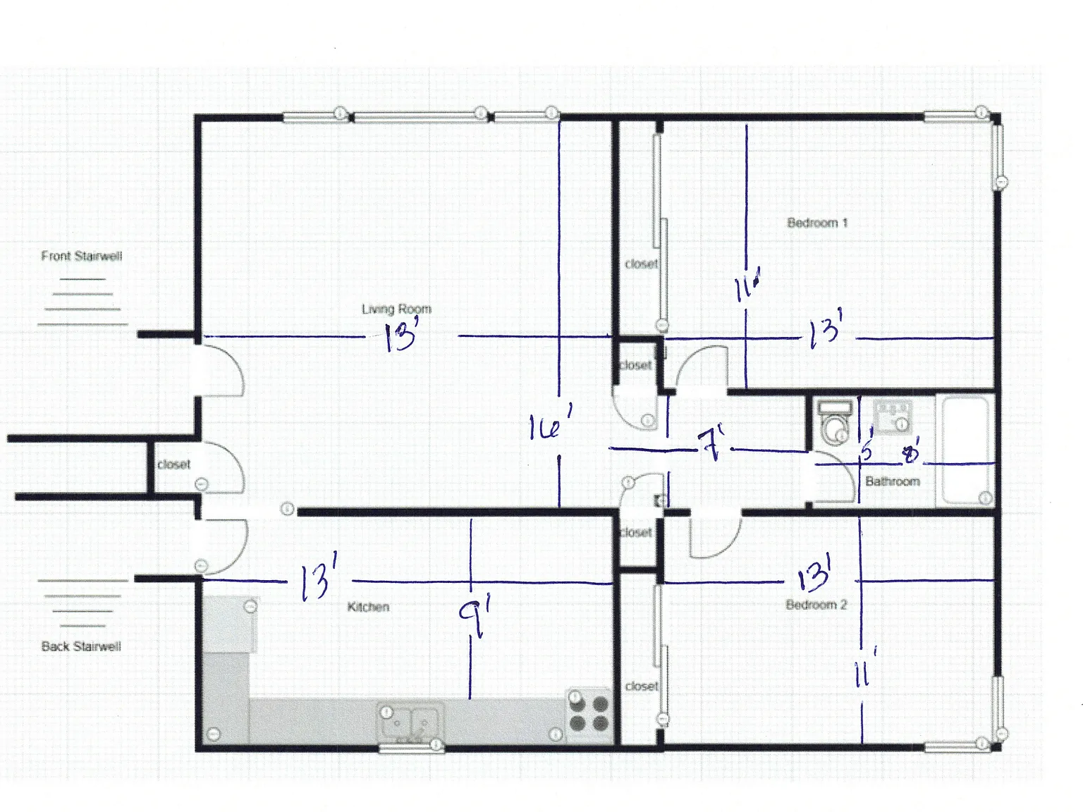 2 bed, 800 sqft, $1,875 — Photo 3