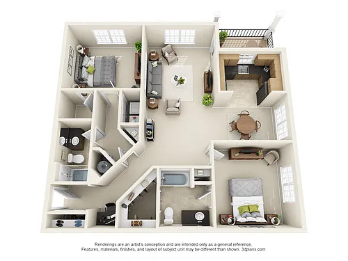 Floor plan The Aaron