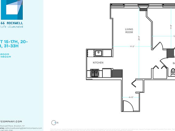 2nd image of 66 Rockwell Pl APT 16H