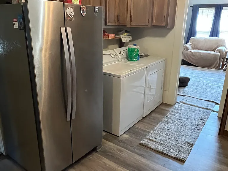 W/D in kitchen