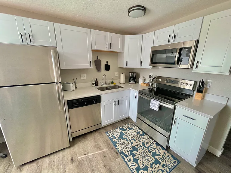 Furnished model unit.