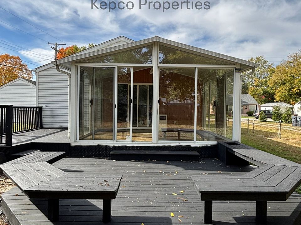 Deck in back yard