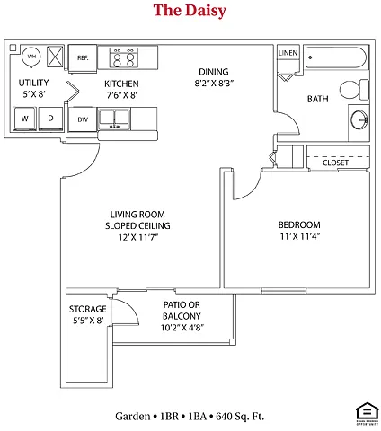 Floor plan The Daisy