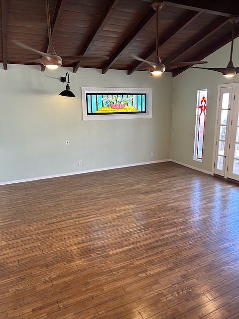 Living Room with Stained Glass