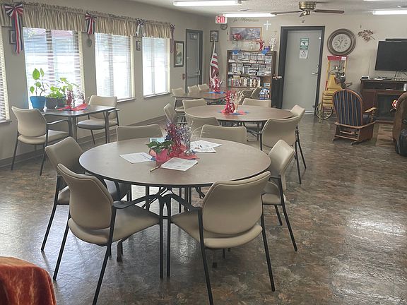 Our wonderful community room. We Decorate for each season or event.