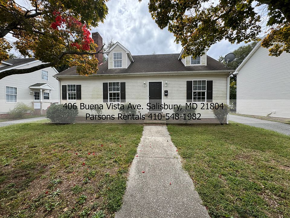 Front of House- 406 Buena Vista Ave. Salisbury, MD 21804