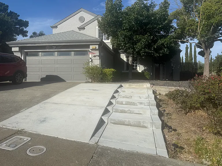 Updated driveway