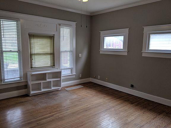 Living room with built-in