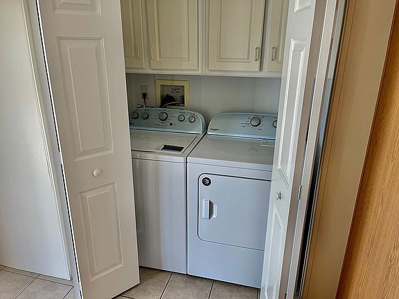 New washer and dryer
