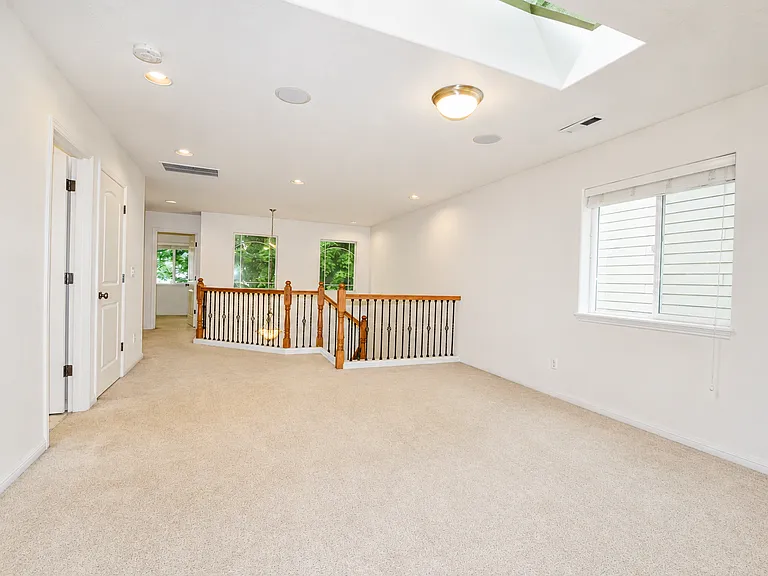 Upstairs family room/Loft with Skylight