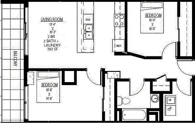 Floor plan 703