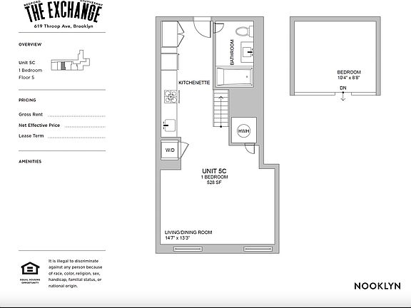 2nd image of 619 Throop Ave #7C