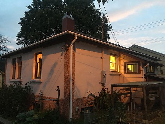 back of house & chicken coop