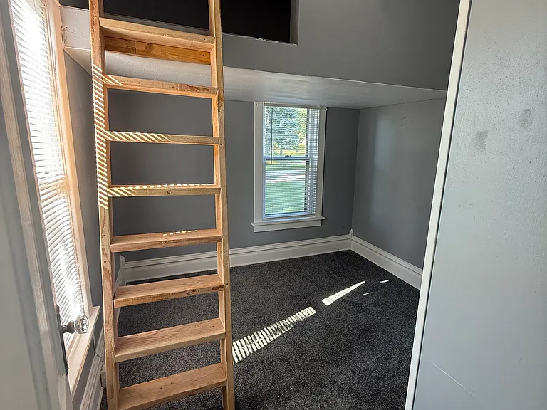 Bedroom with loft