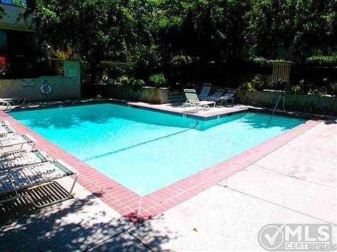 Community pool patio