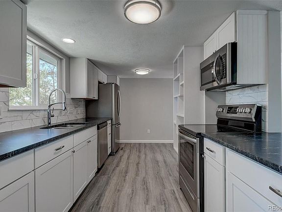 kitchen with stainless steel appliances