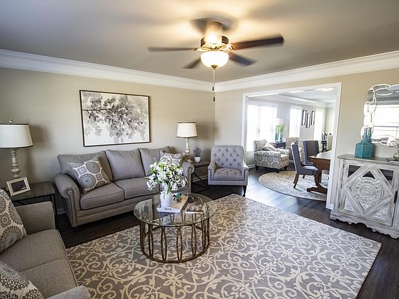 Living and Dining Room in Traditional Series 2349 from Hyde Homes