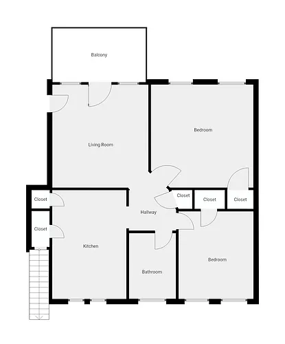 Floor plan 2 BR