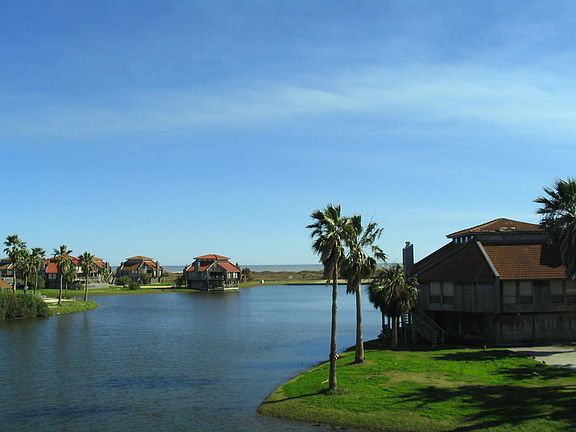 a  peaceful lagoon