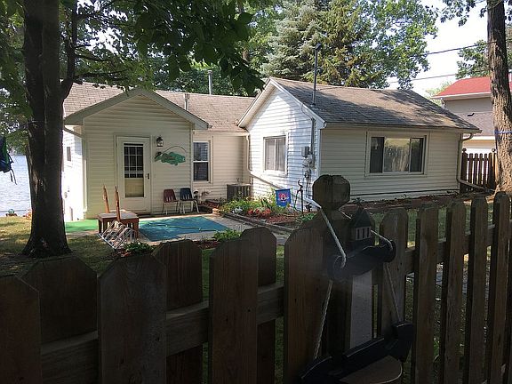 View of back yard from road