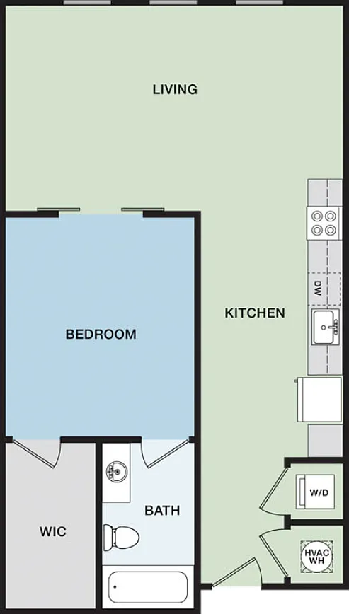 1 bed, 842 sqft, $2,220 — Photo 1