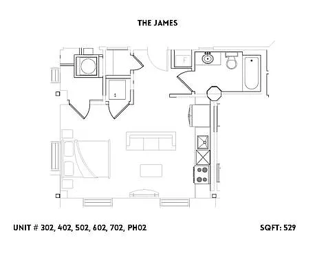 Floor plan The James