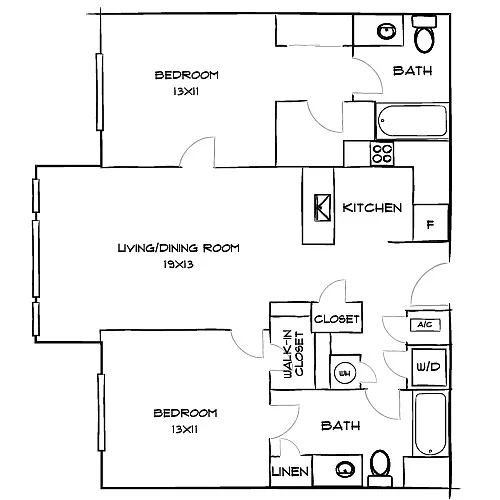 Floor plan Design 2G-E