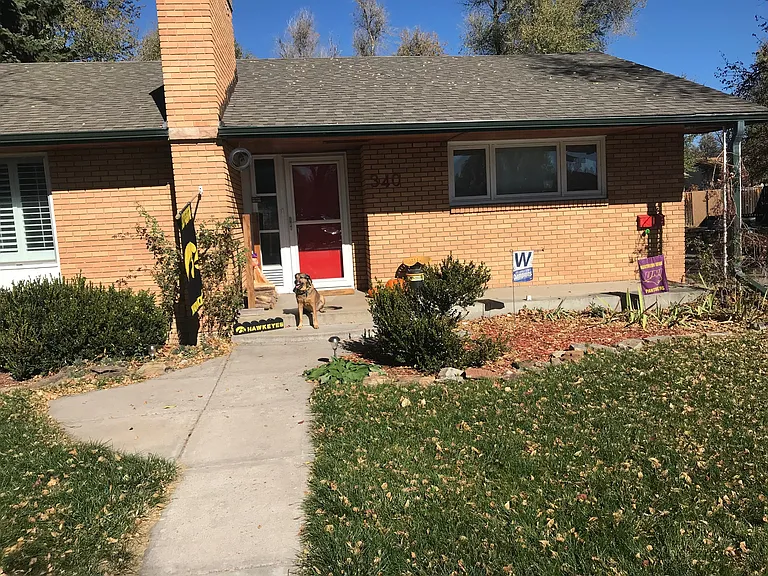 Front yard from E Stuart Street