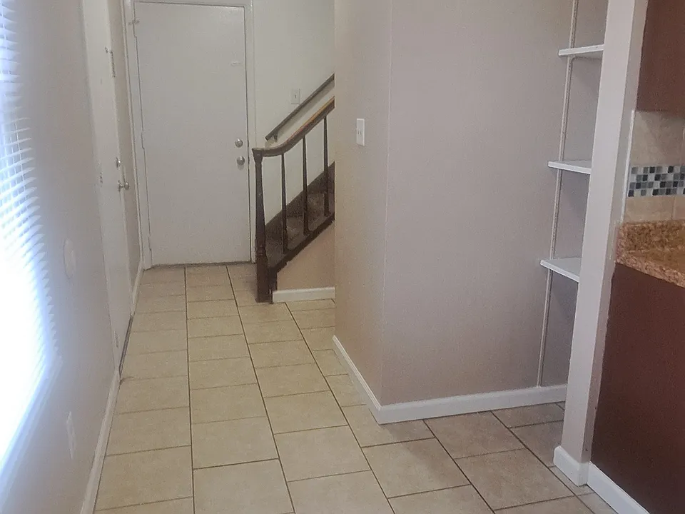Front entry & Kitchen