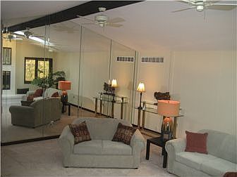 Rear Portion of Family Room w/ Exposed Beam