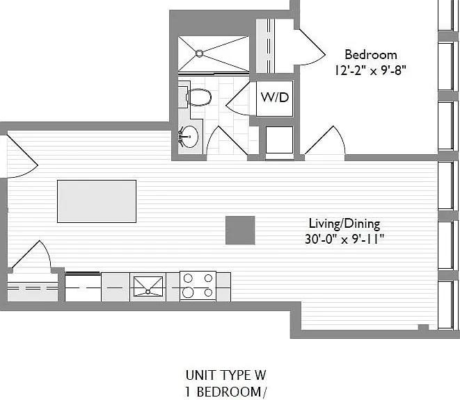 1-Bedroom 1-Bathroom | 580 sqft 1-Bedroom 1-Bathroom | 580 sqft