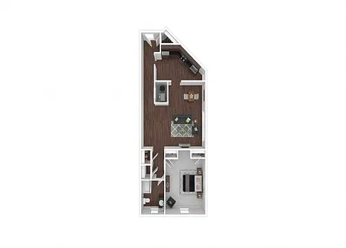 Floor plan One Bedroom