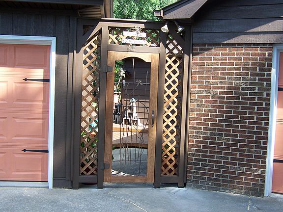 Rear entry Portico
