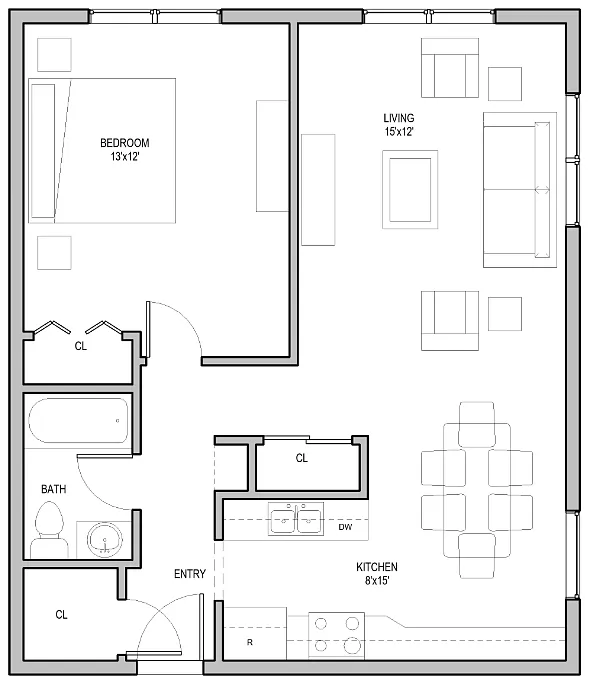 Floor plan The Emerson