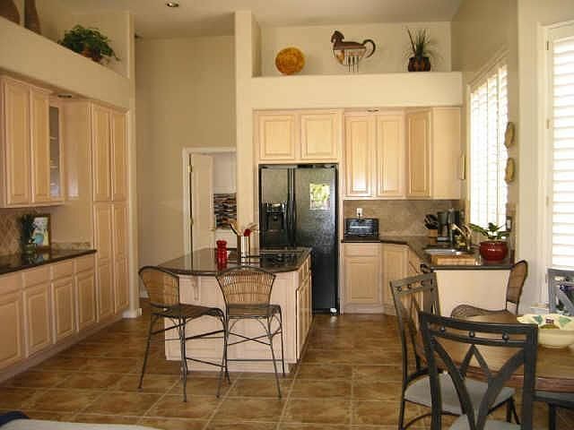 Granite Counters - Tile Floors