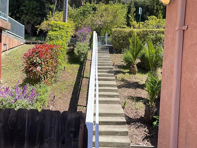 Stairs to unit.