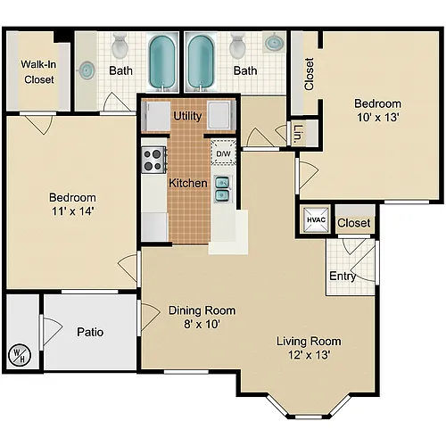 Floor plan B1