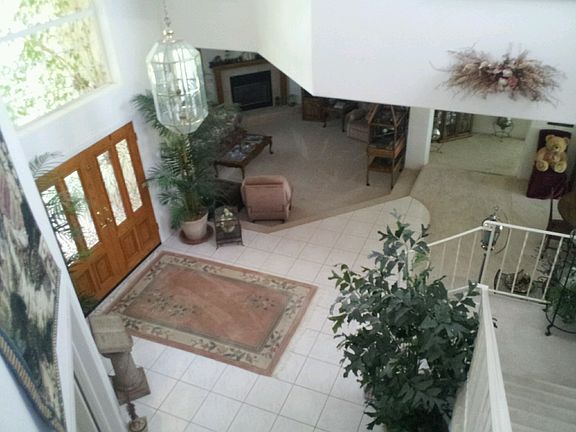 Entry from upstairs level